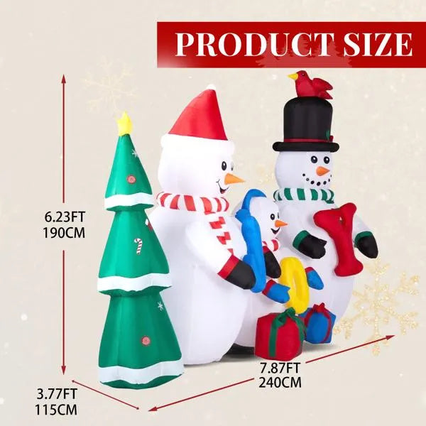 8FT Lighted Christmas Inflatable Decoration
